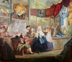 Interieur van een winkel